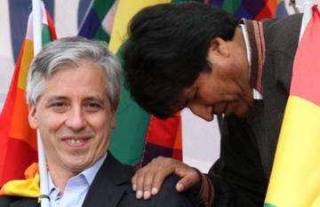 El vicepresidente Álvaro García Linera y el presidente Evo Morales irán por su cuarta postulación en 2019.