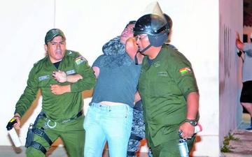 Uno de los detenidos en Santa Cruz por protestas contra fallo del TCP.
