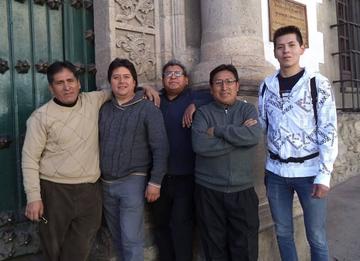 Los artistas del grupo.