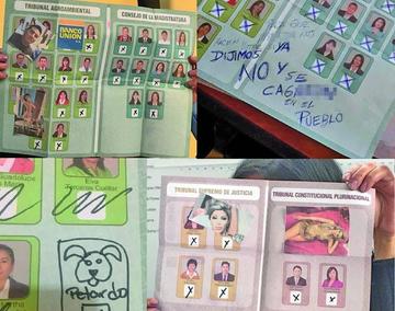 Las más variadas y creativas maneras de como anularon un voto.