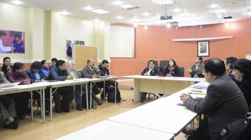 La reunión no se prolongó más de una hora y media.