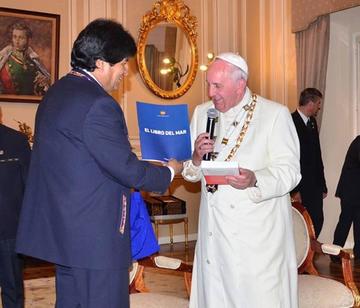 Evo Morales evaluará la demanda marítima con el Papa Francisco