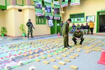 Se incautó gran cantidad de droga en los diferentes operativos.