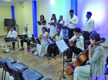 Los artistas de la agrupación.