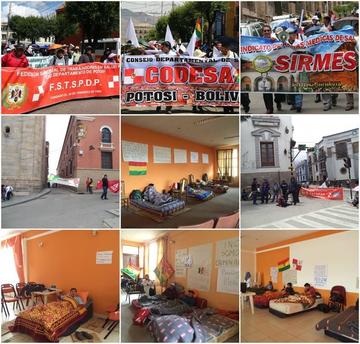 Los trabajadores y médicos se unen en sus medidas de presión