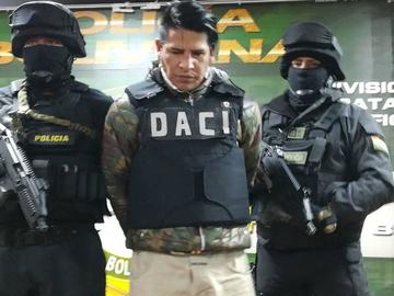 El DACI capturó a Sergio Ariel Tapia Palacio, alias "Maycol", el 28 de diciembre.