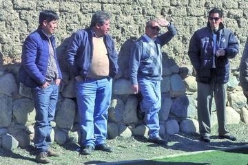De izq. a der. Sergio Cors, Wilfredo Condori y Oscar Careaga.
