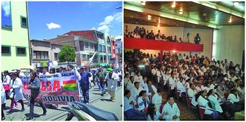 Médicos en Potosí se divididen por el conflicto nacional de salud 