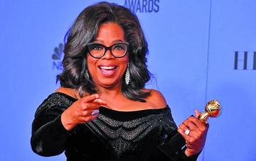 Después de premio hablan de Oprah para presidenta