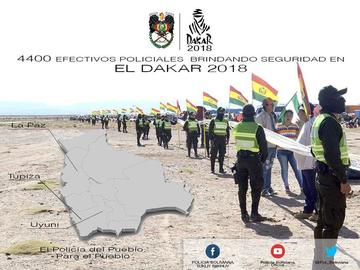 Fuerzas combinadas brindarán la seguridad en paso del Dakar