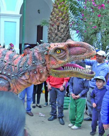 El dinosaurio estuvo en Tupiza.