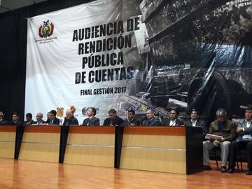 Ayer, esta cartera de Estado presentó su rendición pública de cuentas final.