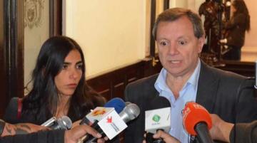 La diputada y el senador del oficialismo, Gabriela Montaño y José Alberto Gonzales.