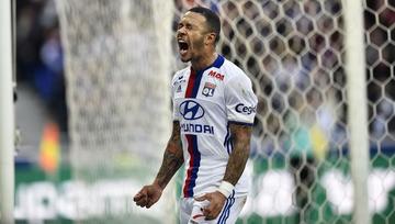 Memphis Depay le dio la victoria a Lyon sobre París Saint Germain