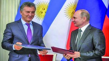 Macri y Putin firman una declaración conjunta sobre diálogo estratégico