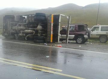 Falla en sistema de frenos ocasiona accidente en vía