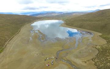 La capacidad de almacenamiento de las lagunas es de 6 millones de metros cúbicos y hay un poco más de un millón.   