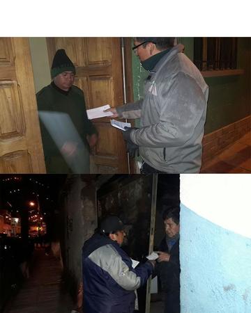 Visitan “casa por casa” para concientizar a no tirar basura en las vías