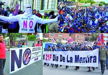 Oficialismo y oposición medirán fuerzas el 21 de febrero en Bolivia