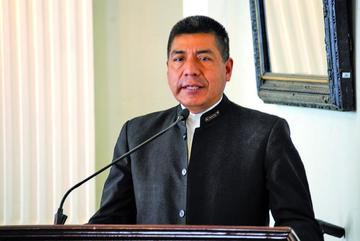 El ministro de Relaciones Exteriores, Fernando Huanacuni.