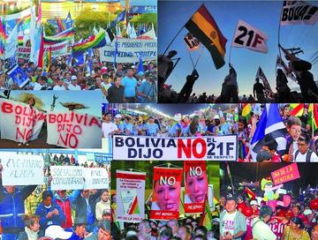 Oficialismo y oposición miden su fuerza en las calles por el 21F