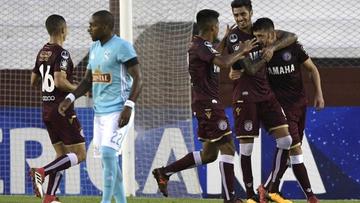 Lanús saca ventaja ante Sporting Cristal