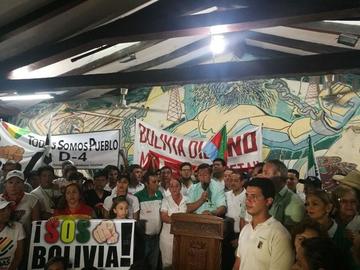 Fernando Cuéllar, presidente del Comité pro Santa Cruz.