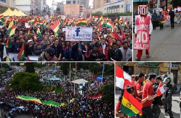Los opositores al Gobierno se movilizaron en defensa de los resultados del referendo del 21F de 2016 y en rechazo al fal