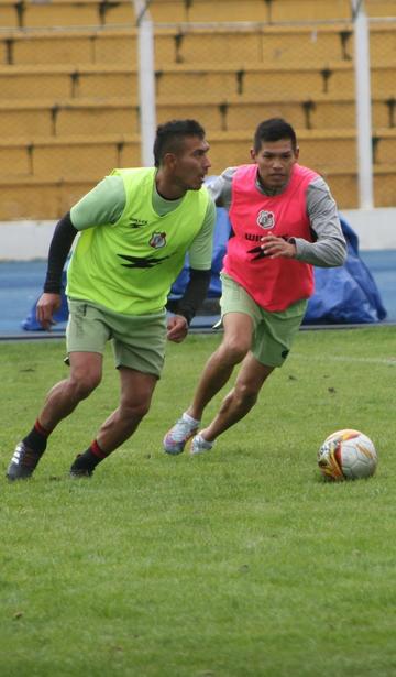 El equipo potosino, en el cierre de sus prácticas.