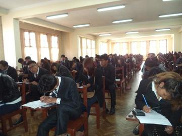 Los examenes fueron una de las modalidades de admisión a la casa de estudios superiores.