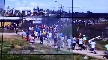 El motín se dio por la decisión de Régimen Penitenciario de sacar a los niños de ese recinto. Imagen de captura de panta