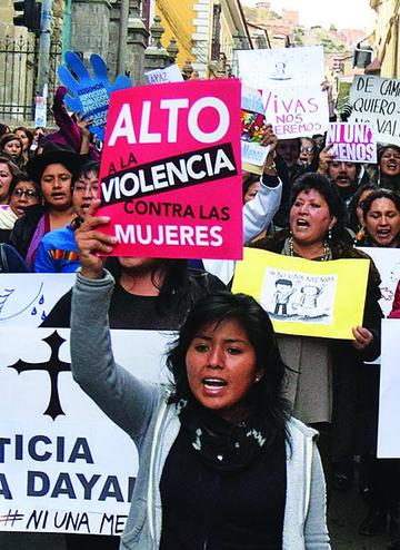 En Bolivia registran 28 casos de feminicidio en lo que va de este 2018