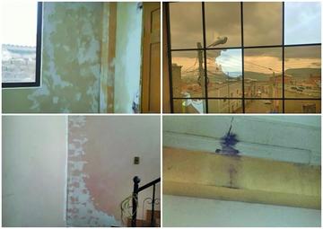 Observan daños en el Centro de Capacitación de Villa Colón de la Alcaldía