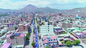 Potosí ya tiene una enorme bandera del mar