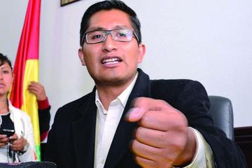 El fiscal departamental de La Paz, Edwin Blanco.