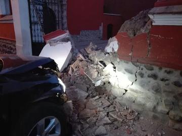 Un conductor se duerme e impacta contra Jerusalén