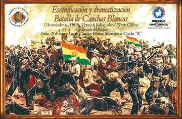 Recrean la batalla de Canchas  Blancas