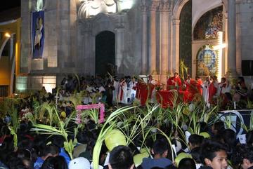 La población gozará del acto de bendición de palmas.