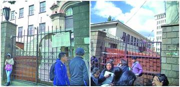 Toman edificio central de la UATF