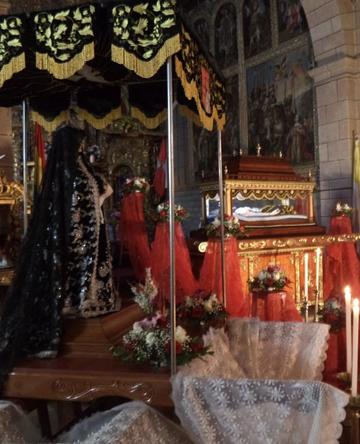 La Virgen Dolorosa lucirá bonito palio y nueva anda