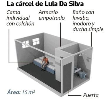 La celda del expresidente es de 15 m2. Estará aislado de otros reclusos.