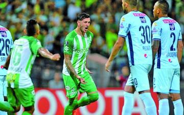 Bolívar se complica tras ser goleado por Atlético Nacional