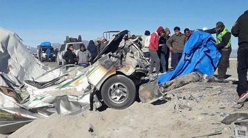 Hecho de tránsito en la ruta Pisiga - Oruro deja 6 muertos y 9 heridos