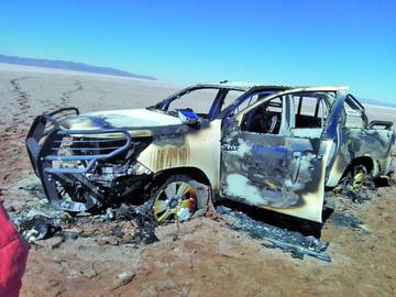 Cazadores de vicuñas incendian coche porque eran perseguidos