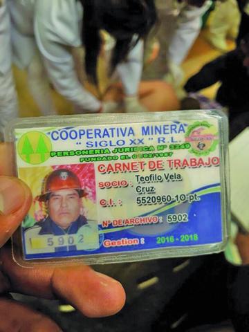 El es uno de los trabajadores fallecidos.