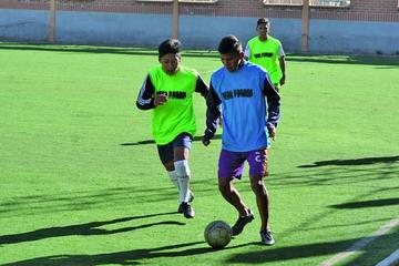El equipo lila de reservas cumple un partido de prueba con el plantel de Interfi