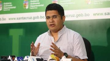 El secretario de Gobierno de la Gobernación cruceña, Vladimir Peña.