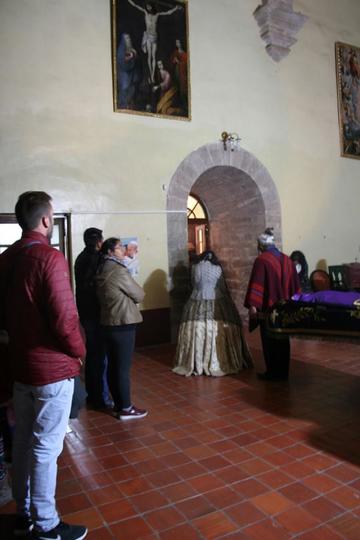 Se escenificó el entierro de Antonio López de Quiroga.