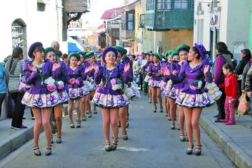 La demostración de la danza del caporaless.