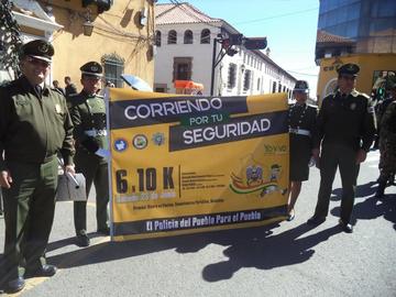 Policía convoca a la maratón 6 y 10 K